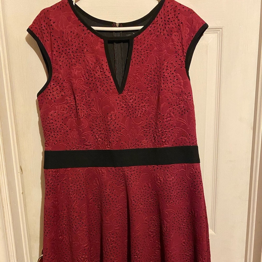 Fabulous red and black dress